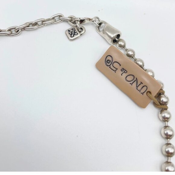 NWT Uno De 50 Statement Multi Charms Beaded Dangle Keys Pearl Silver Charm Chain - Picture 13 of 16